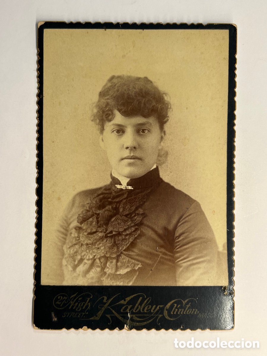Fotografia antiga: KABLEY CLINTON. EL RETRATO EN LA FOTOGRAF&Iacute;A AMERICANA. MASSACHUSETTS. Retrato de una Dama