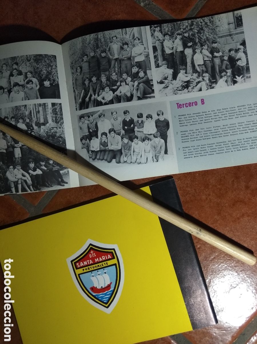 Fotografia antica: 2 ANUARIOS con FOTOS de los ALUMNOS (1972-74)
