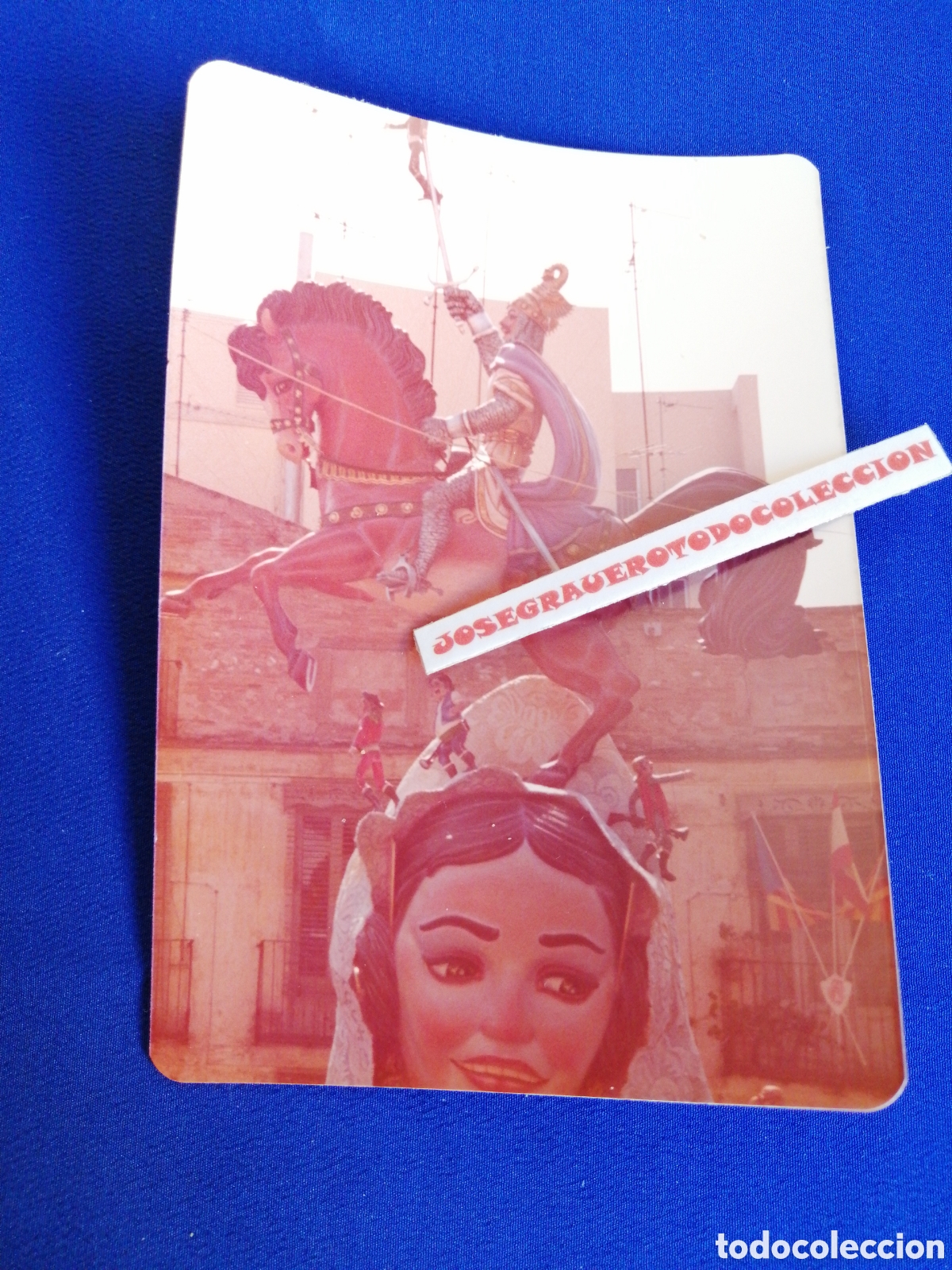 Antique Photography: FALLA PLAZA DEL PILAR - 4 PREMIO - ARTISTA JOS&Eacute; MART&Iacute;NEZ MOLLA A&Ntilde;O 1980