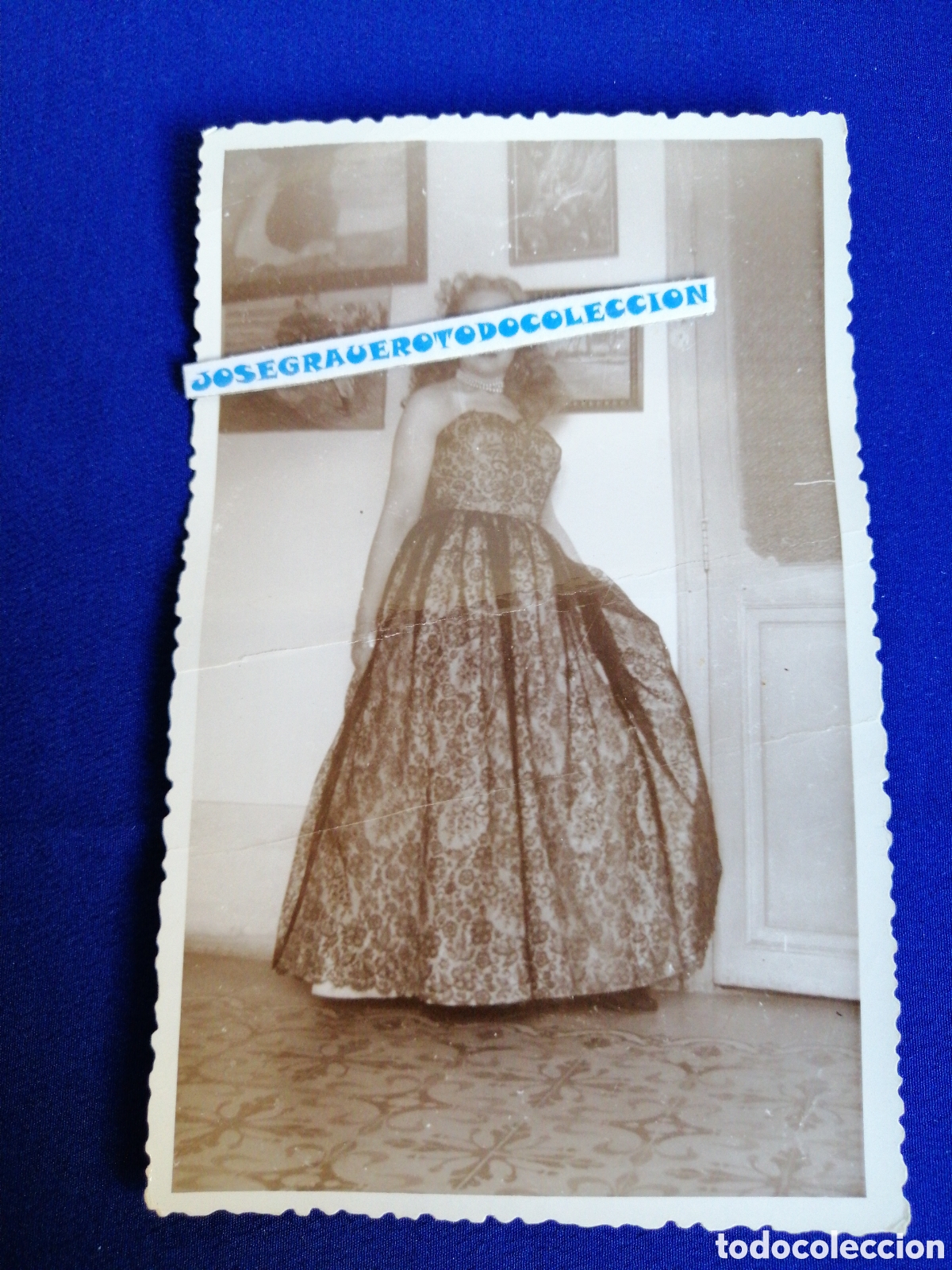 Fotografia antica: MODELO MUJER POSANDO TRAJE FOTOGRAF&Iacute;A ANTIGUA