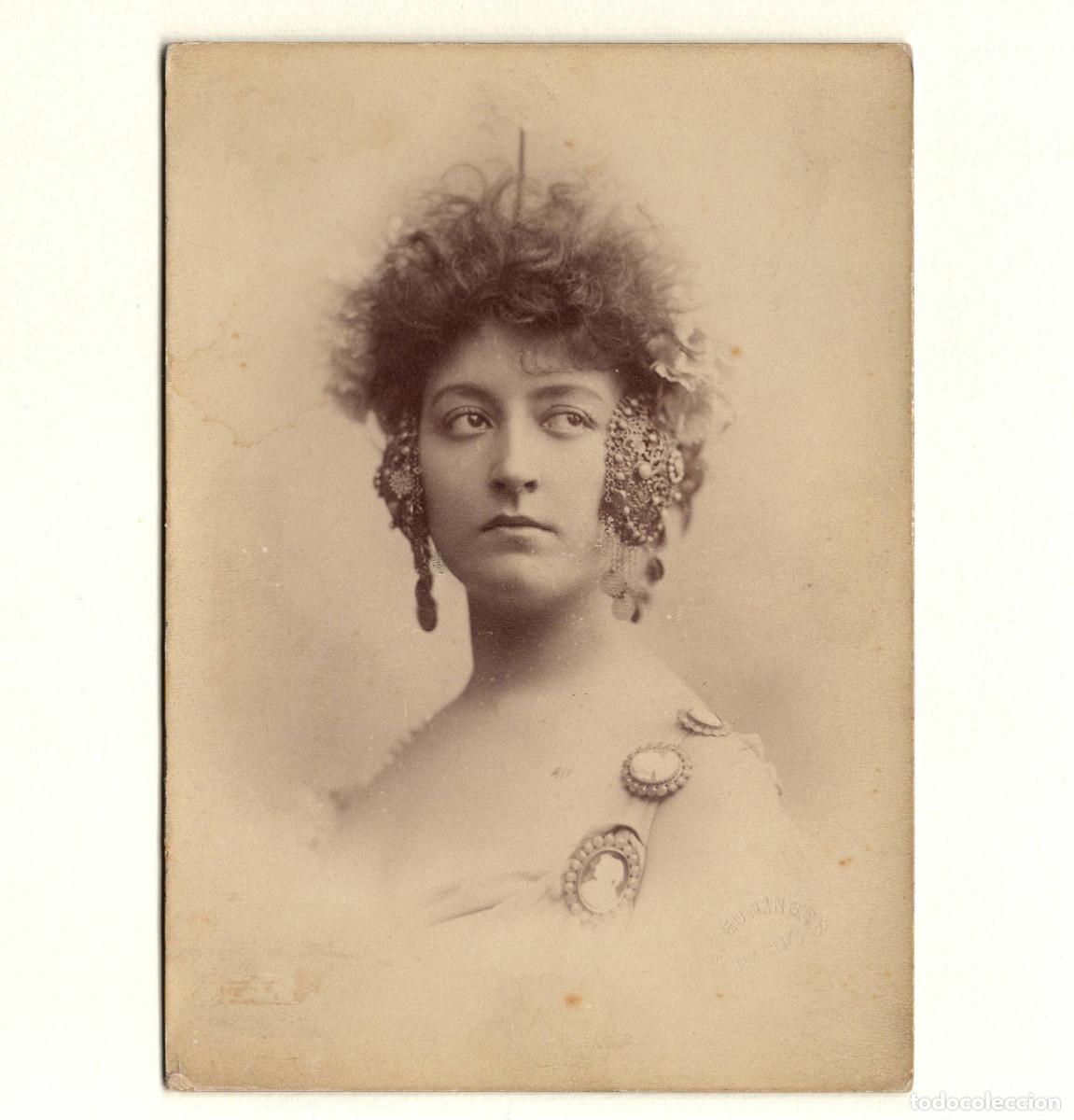 Antique Photography: SOREL - ACTRIZ O CANTANTE. 10X14 CM.