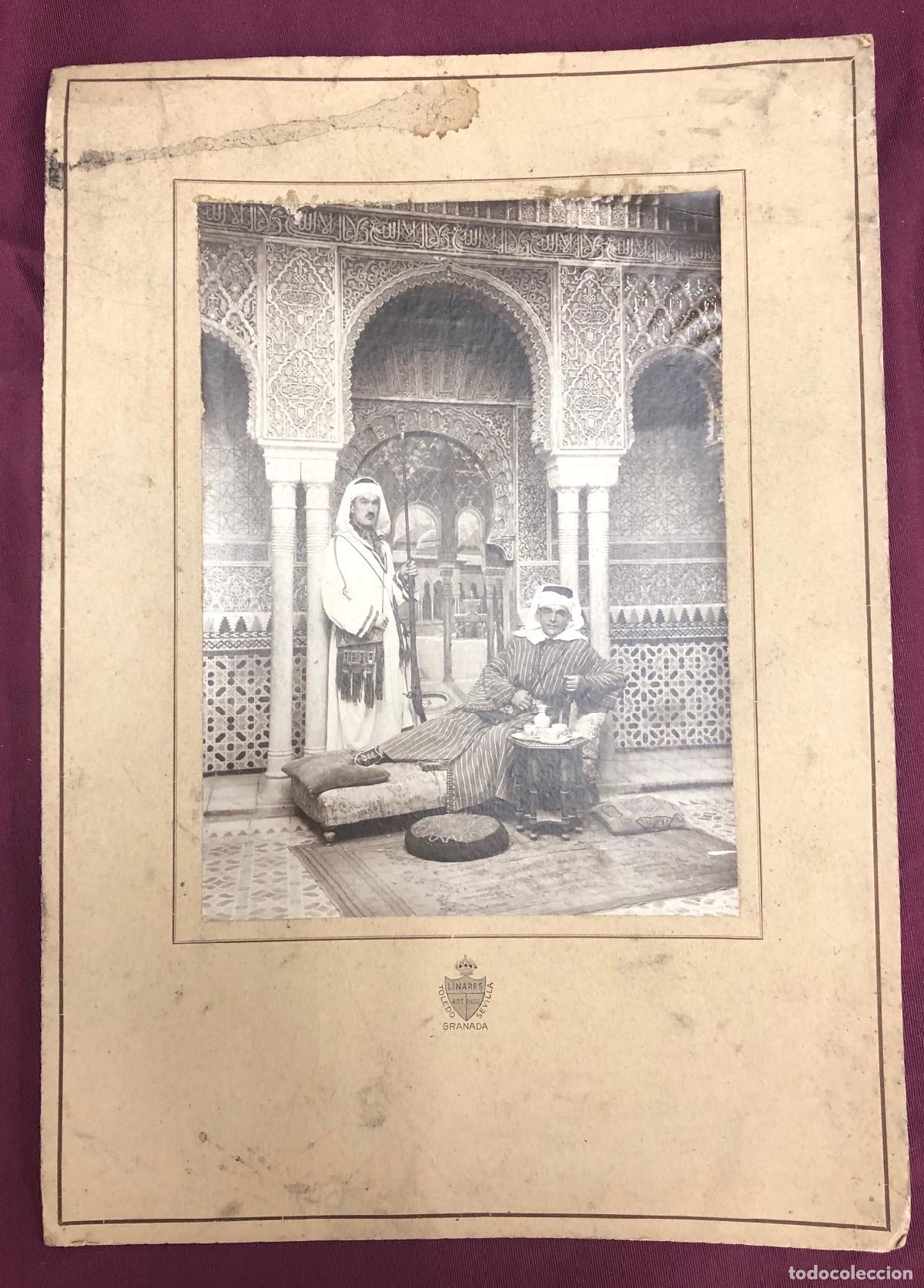 Fotografia antica: FOTOGRAFIA ALBUMINA EN ALHAMBRA DE GRANADA. FOTO LINARES.