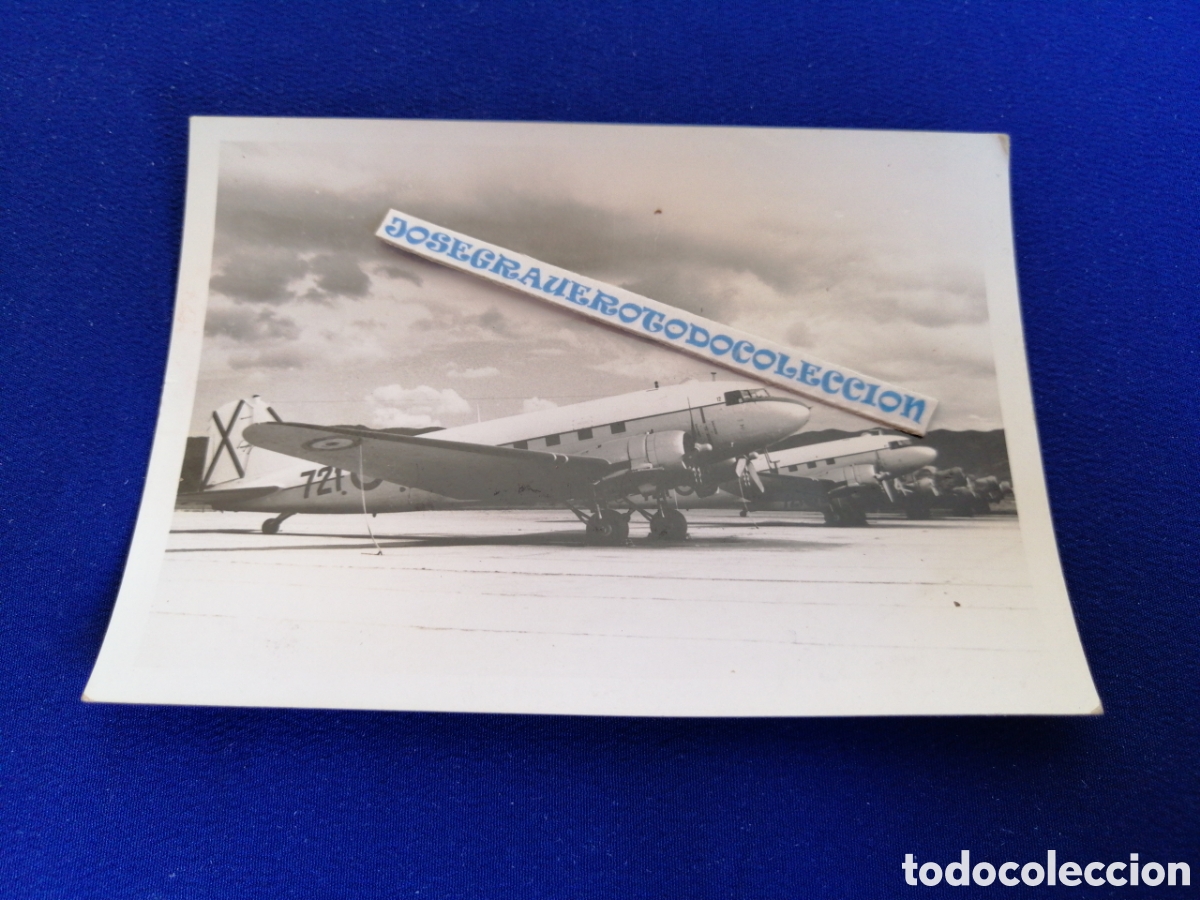 Fotografia antica: AVIONES EN PISTA FOTOGRAF&Iacute;A ANTIGUA