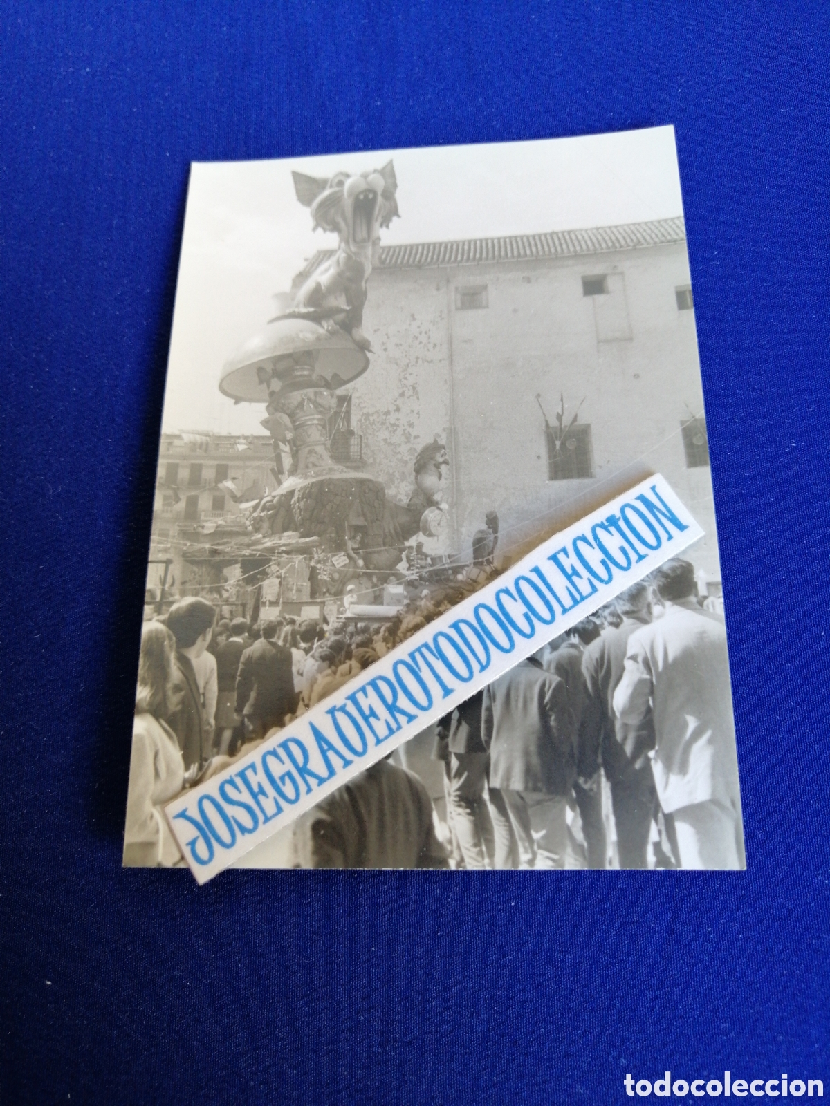 Antique Photography: FALLA PLAZA DEL PILAR A&Ntilde;O 1967 ARTISTA SALVADOR DEBON FOTOGRAF&Iacute;A ANTIGUA