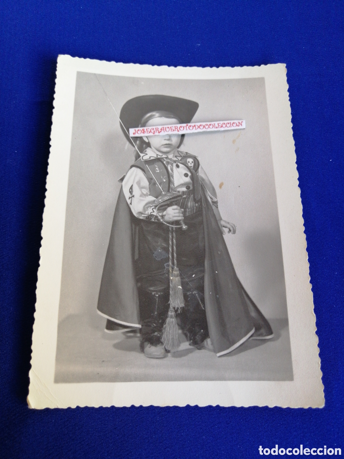 Fotograf&iacute;a antigua: MOSQUETERO NI&Ntilde;O MODELO FOTOGRAF&Iacute;A ANTIGUA