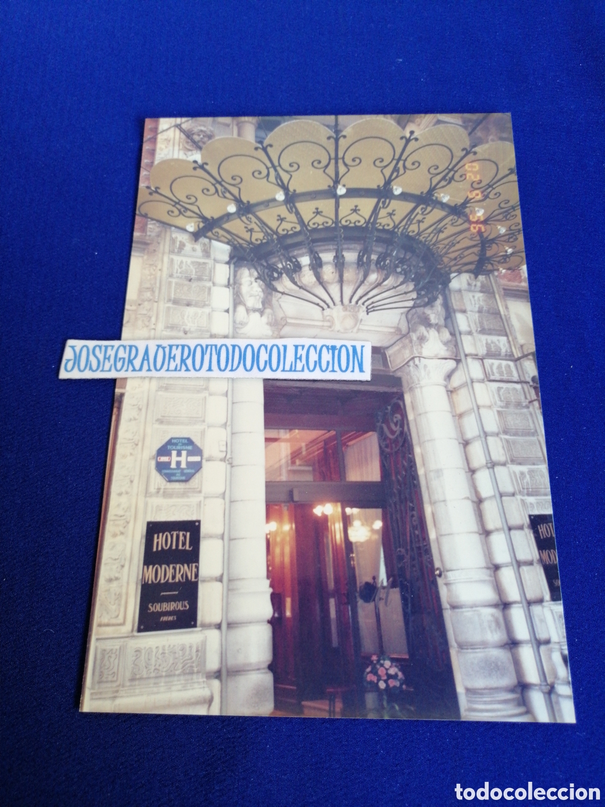 Alte Fotografie: HOTEL MODERNE LOURDES FRANCIA FOTOGRAF&Iacute;A