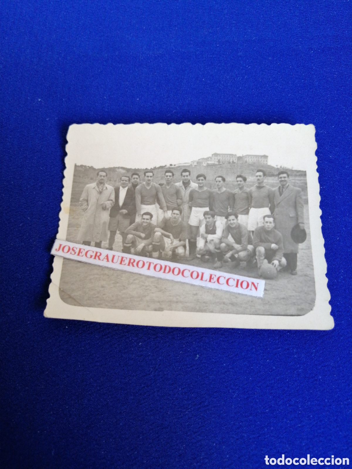 Fotografia antiga: FUTBOLISTAS POSANDO FOTOGRAF&Iacute;A ANTIGUA