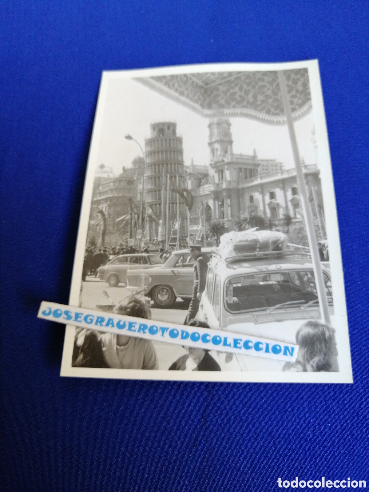 Fotografia antiga: FALLA PLAZA DEL AYUNTAMIENTO A&Ntilde;O 1969