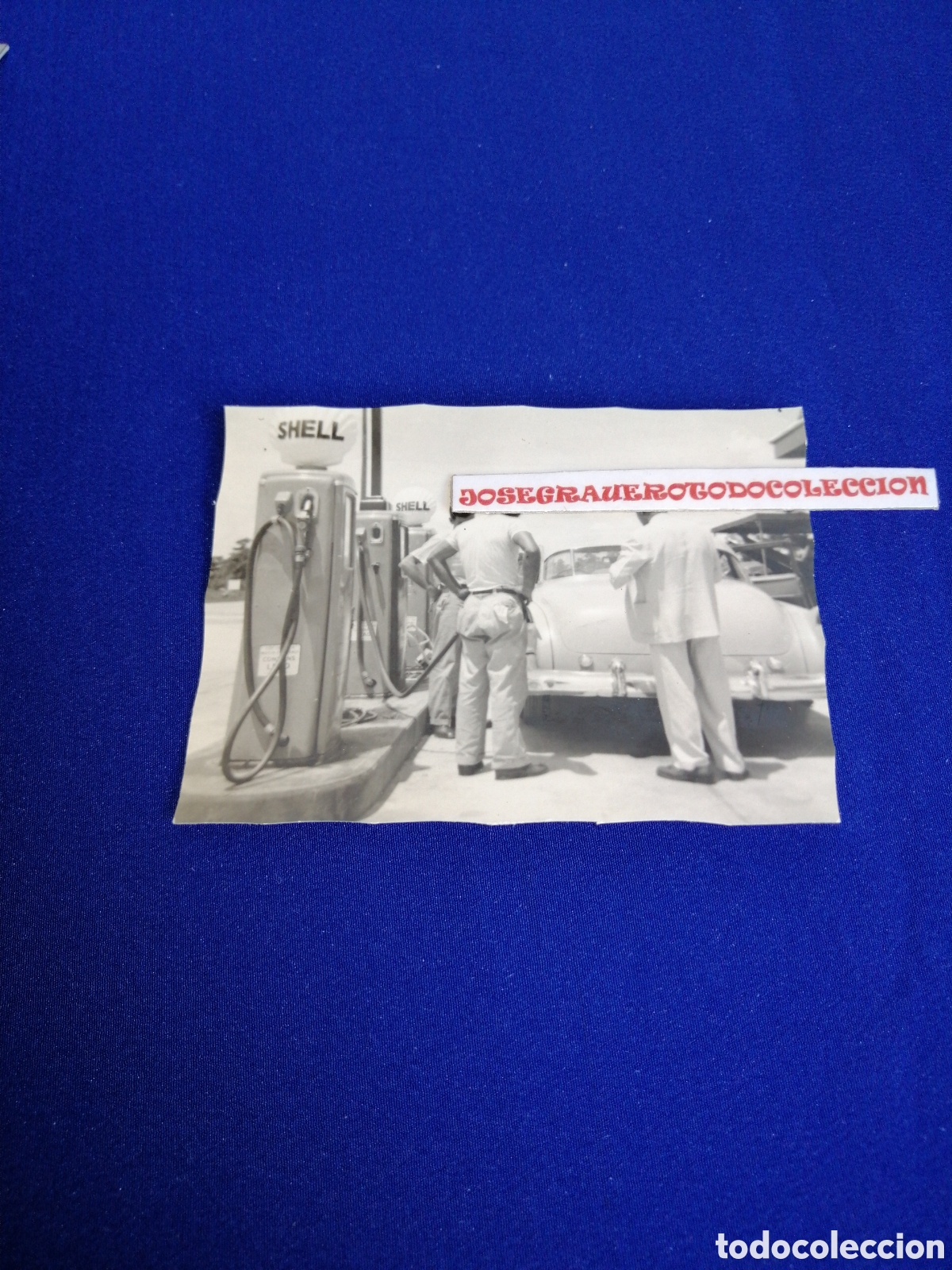 Alte Fotografie: SHELL GASOLINERA FOTOGRAF&Iacute;A ANTIGUA