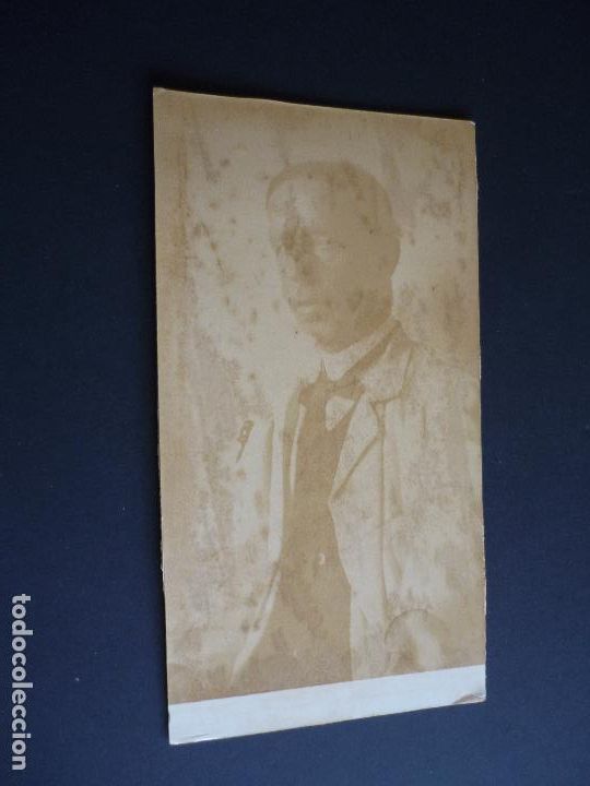 Fotografia antica: RETRATO HOMBRE ANTIGUA ALBUMINA 20 X 11 CMTS