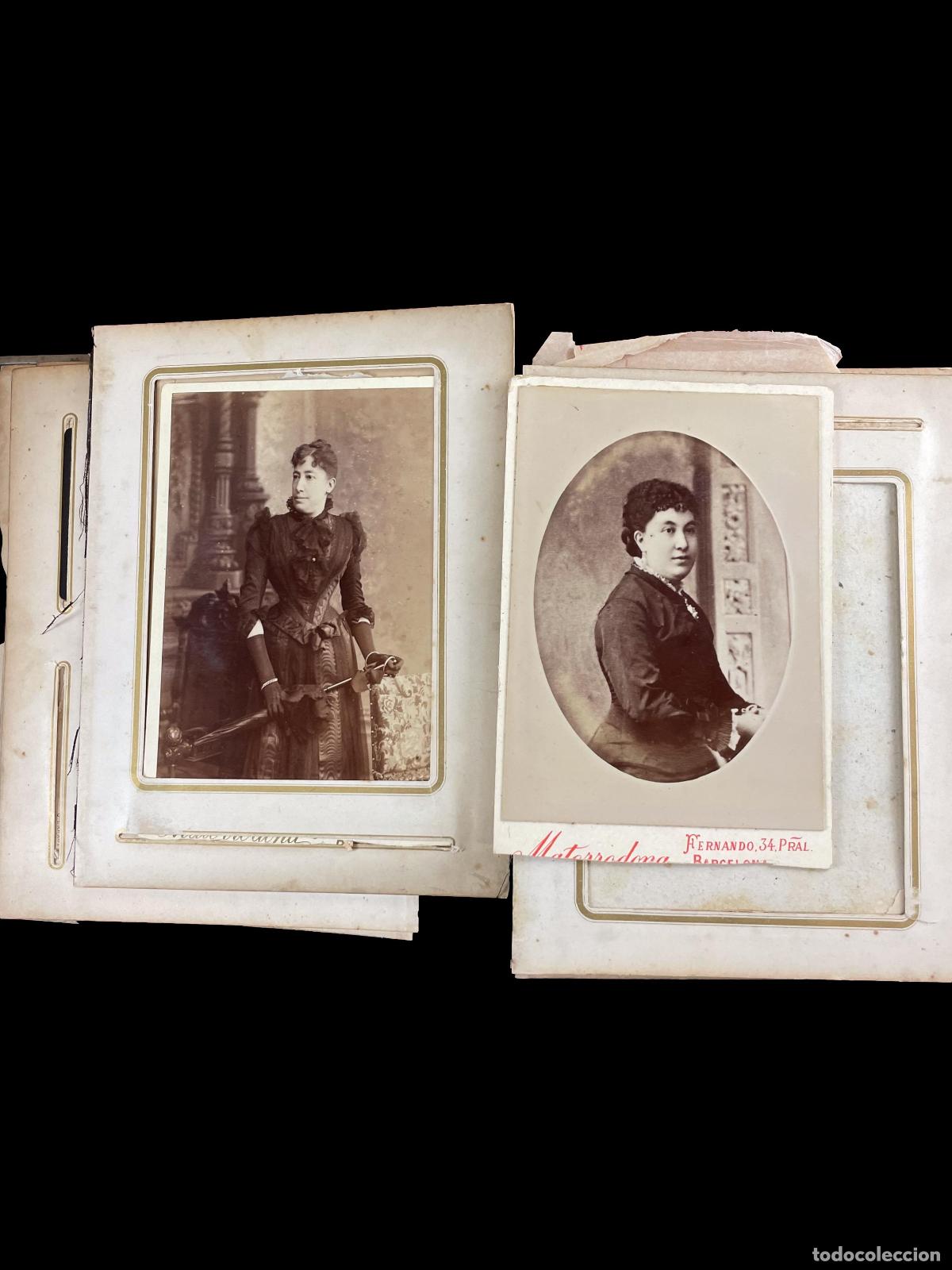 Fotograf&iacute;a antigua: ALBUM COLECCI&Oacute;N (33 UDS) FOTOGRAFIA ALBUMINA. RETRATOS FAMILIARES. ESPA&Ntilde;A. SIGLO XIX.