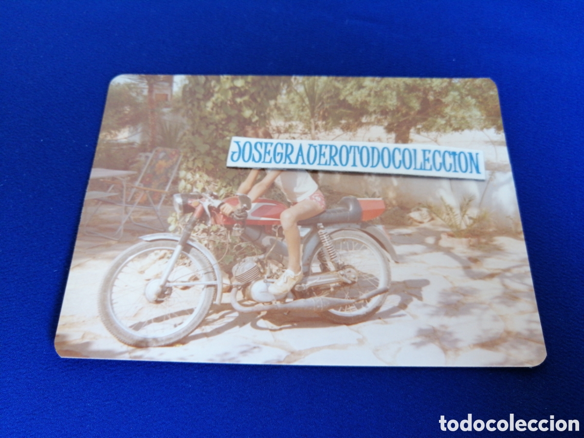 Fotografia antica: MOTO CON NI&Ntilde;O MODELO FOTOGRAF&Iacute;A ANTIGUA