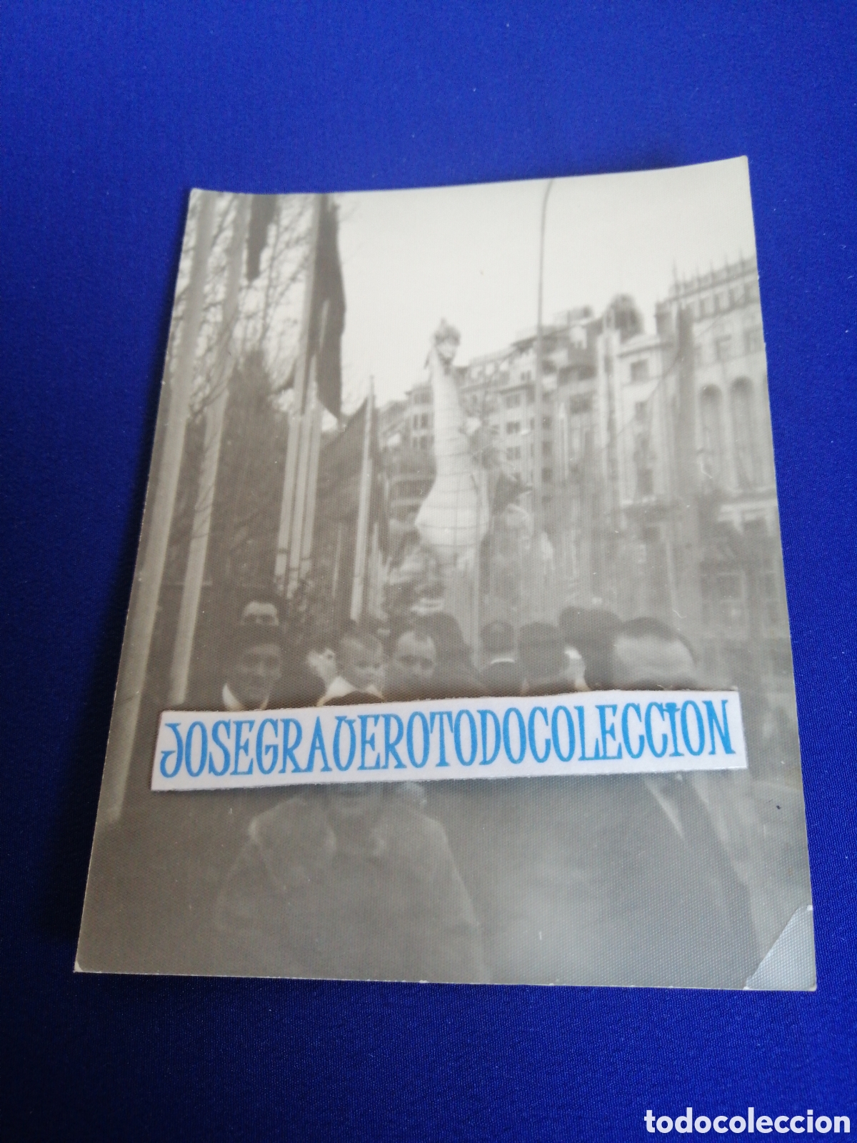 Antique Photography: FALLA PLAZA DEL CAUDILLO A&Ntilde;O 1965 ARTISTA VICENTE LUNA FOTOGRAF&Iacute;A ANTIGUA