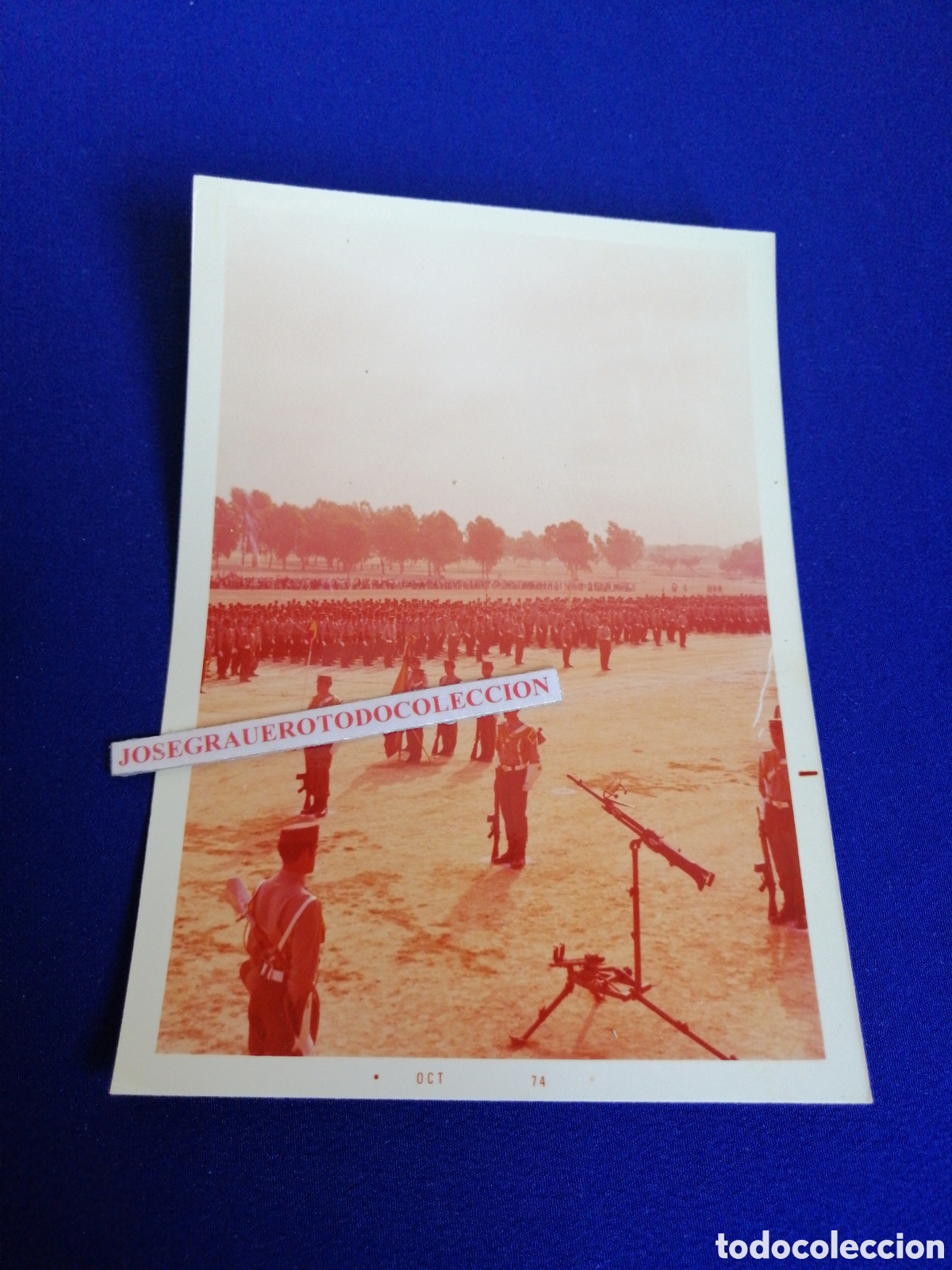 Fotografia antica: EJ&Eacute;RCITO ESPA&Ntilde;OL JURA DE BANDERA FOTOGRAF&Iacute;A ANTIGUA