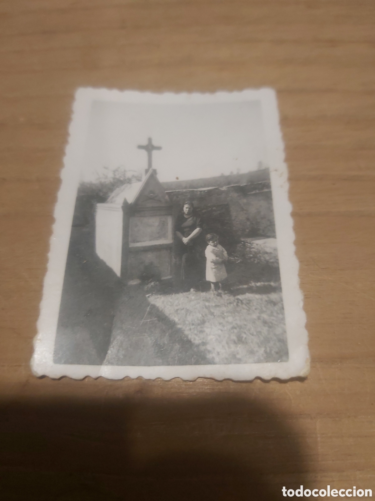Fotografia antica: Foto cementerio peque&ntilde;o tama&ntilde;o a&ntilde;os 40