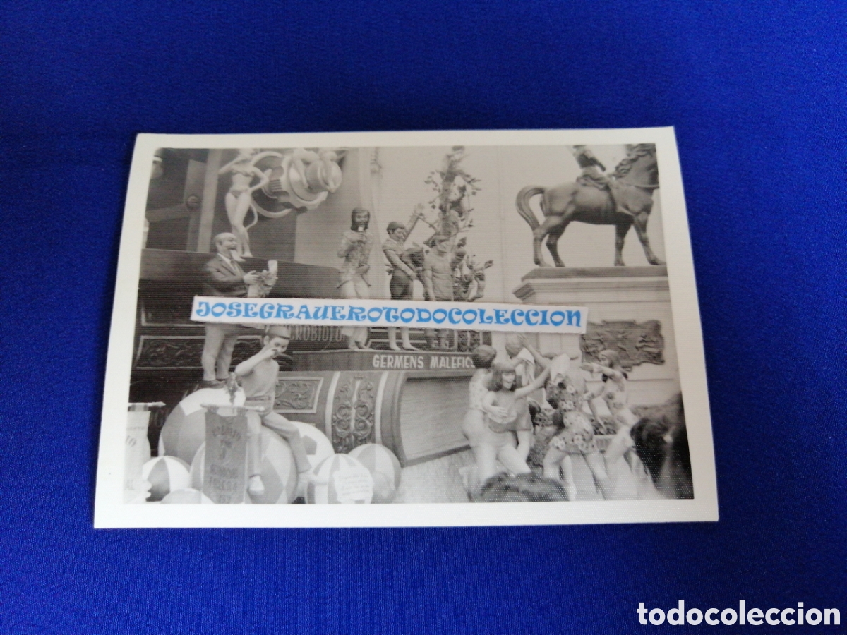 Antique Photography: FALLA PLAZA DEL PILAR A&Ntilde;O 1969 ARTISTA PASCUAL GIMENO CON PREMIOS FOTOGRAF&Iacute;A ANTIGUA