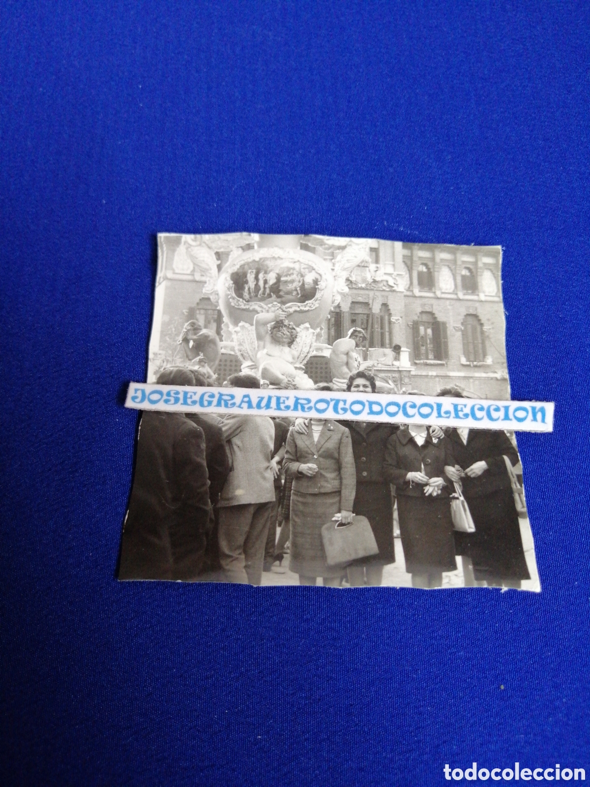 Antique Photography: FALLA PLAZA MERCADO CENTRAL A&Ntilde;O 1960 ARTISTA VICENTE TORTOSA BIOSCA FOTOGRAF&Iacute;A ANTIGUA