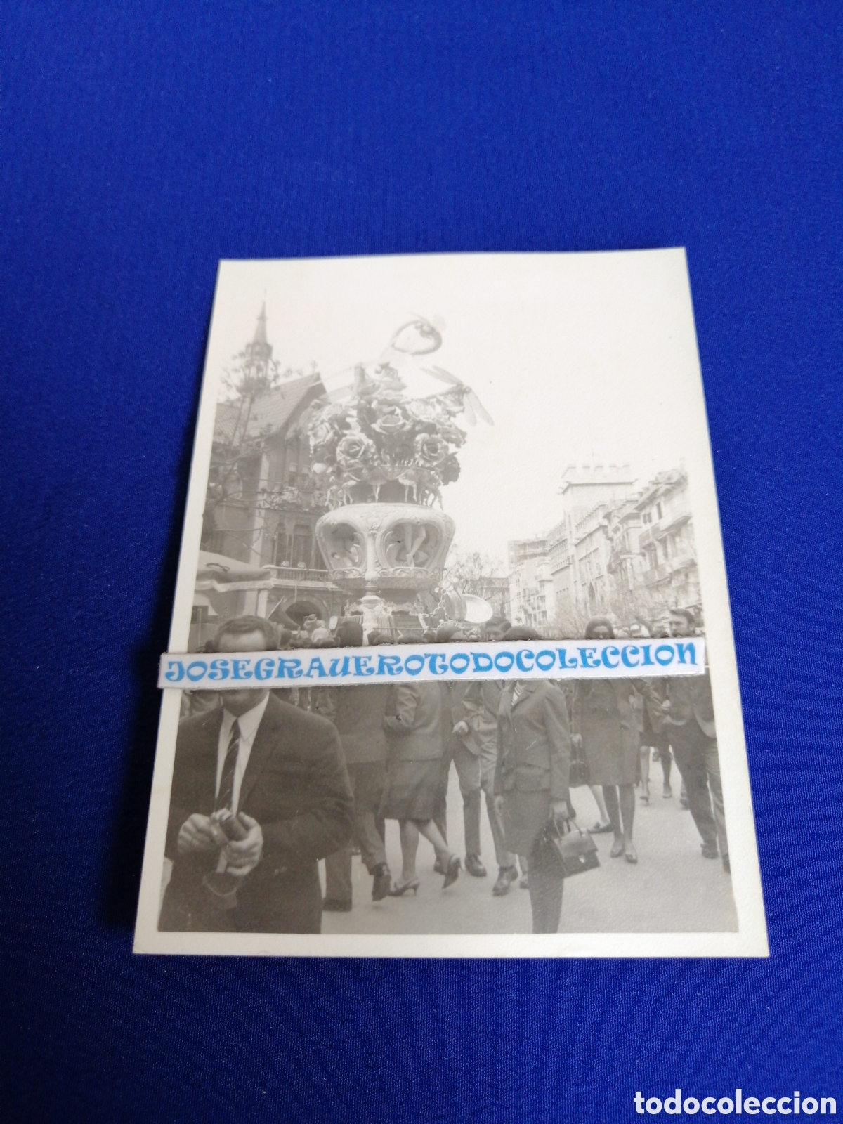 Antique Photography: FALLA MERCADO CENTRAL A&Ntilde;O 1969 ARTISTA VICENTE LUNA FOTOGRAF&Iacute;A ANTIGUA