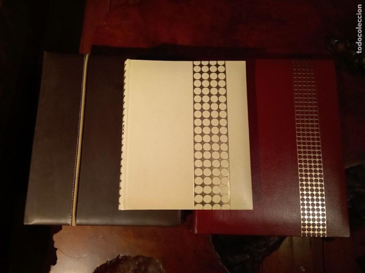 Fotografia antica: 3 ALBUNES DE FOTOGRAFIA DE CALIDAD VACIOS, A&Ntilde;OS 70
