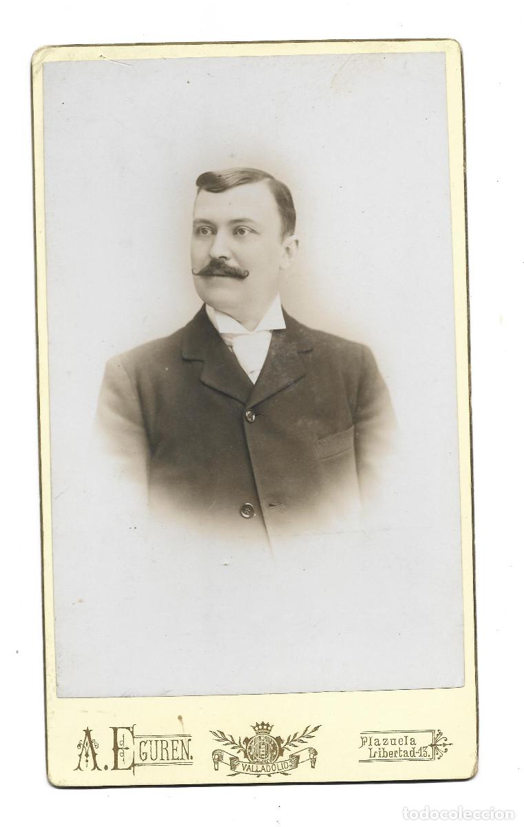 Fotografia antiga: ANTIGUO RETRATO-FOTOGRAFO A.EGUREN-VALLADOLID