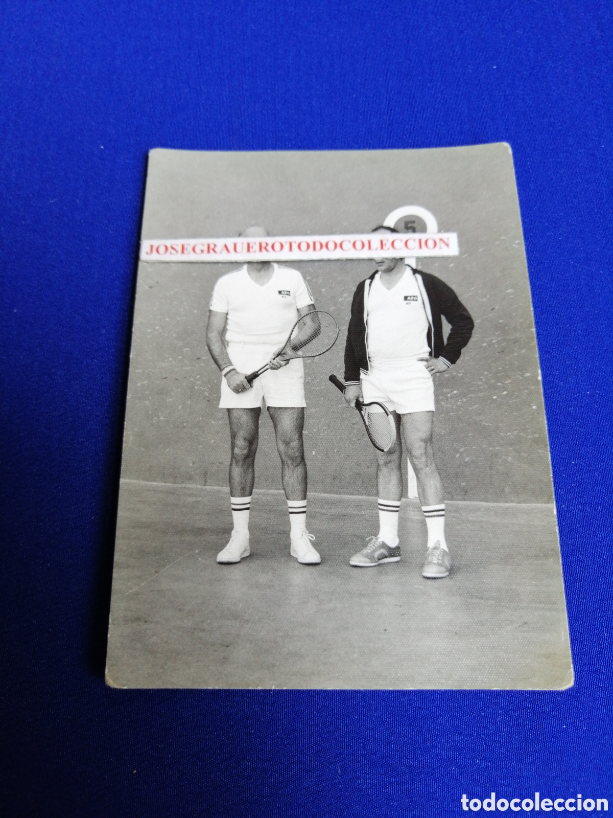 Alte Fotografie: FRONTENIS JUGADORES FOTOGRAF&Iacute;A ANTIGUA