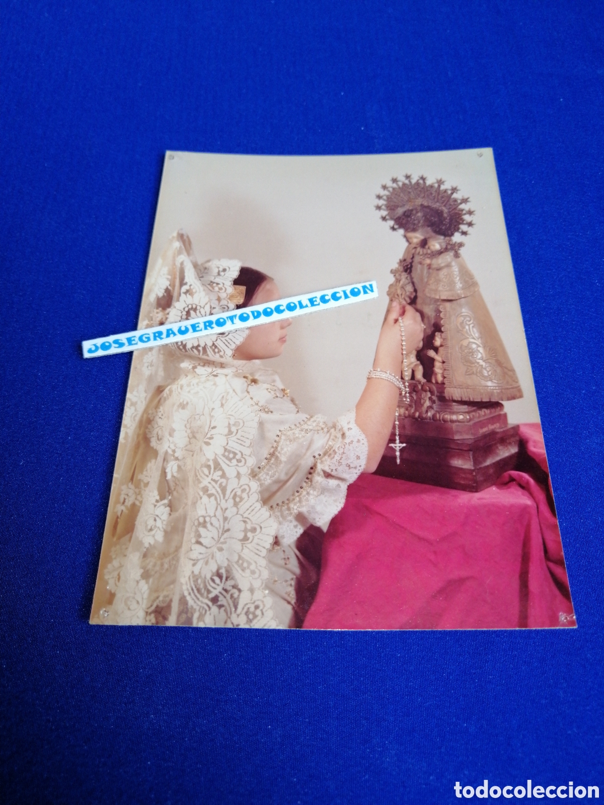 Alte Fotografie: FALLERA VIGEN DESAMPARADOS FOTOGRAF&Iacute;A ANTIGUA