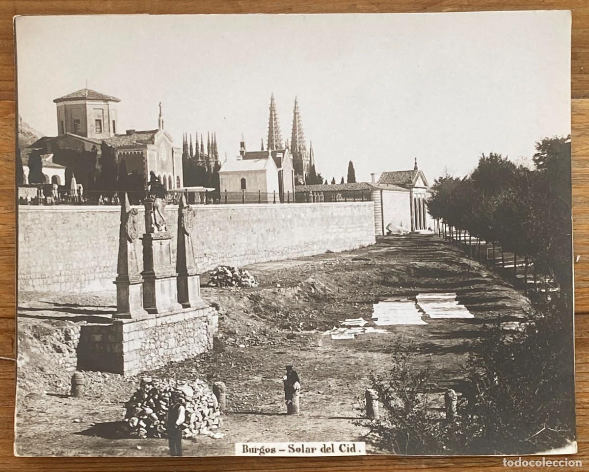 Alte Fotografie: ANTIGUA FOTOGRAFIA TIPO ALBUMINA DE BURGOS, SOLAR DEL CID, MIDE 15 X 12 CMS. FUERON REALIZADAS EN 19