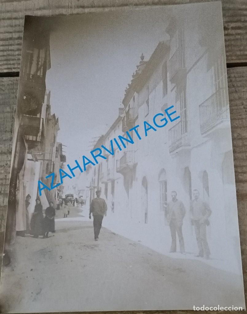 Antique Photography: SIGLO XIX, MAGNIFICA ALBUMINA PUEBLO A IDENTIFICAR, 108X156MM