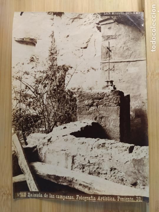 Antique Photography: SANT MIQUEL DEL FAI-BAIXASA DE LAS CAMPANAS-FOTOGRAFIA ANTIGUA PONIENTE-VER FOTOS-(K-10.733)