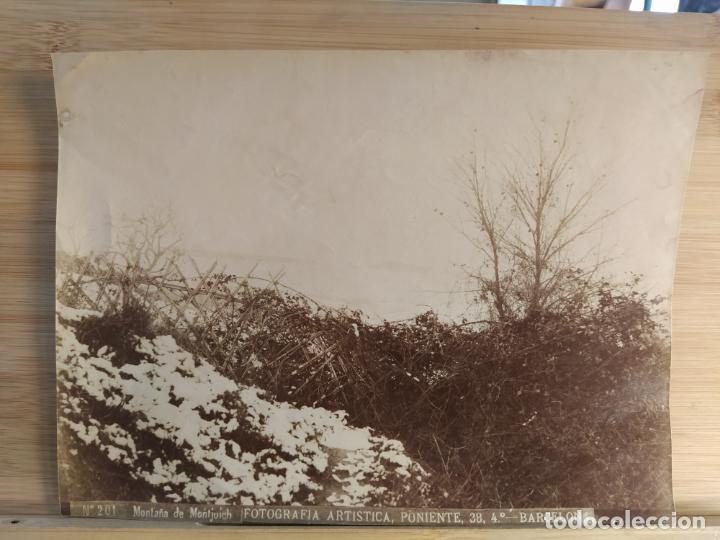 Antique Photography: BARCELONA-MONTA&Ntilde;A DE MONTJUICH-FOTOGRAFIA ANTIGUA PONIENTE-VER FOTOS-(K-10.737)