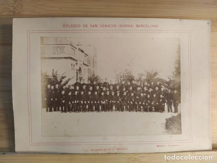 Antique Photography: BARCELONA-SARRIA-COLEGIO DE SAN IGNACIO-ALUMNOS 1&ordf; BRIGADA-FOTOGRAFIA ANTIGUAS-VER FOTOS-(K-10.747)