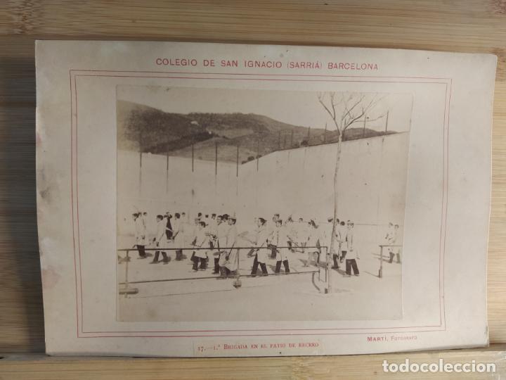 Antique Photography: BARCELONA-SARRIA-COLEGIO DE SAN IGNACIO-BRIGADA EN RECREO-FOTOGRAFIA ANTIGUAS-VER FOTOS-(K-10.750)