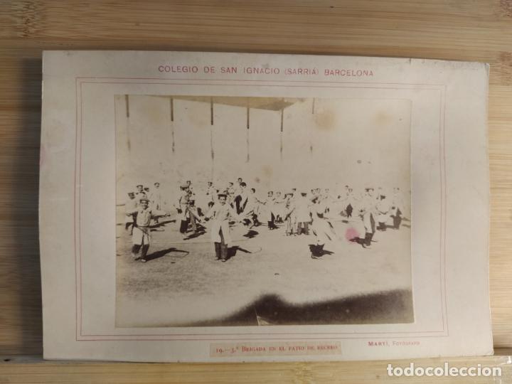 Antique Photography: BARCELONA-SARRIA-COLEGIO DE SAN IGNACIO-BRIGADA EN RECREO-FOTOGRAFIA ANTIGUAS-VER FOTOS-(K-10.752)