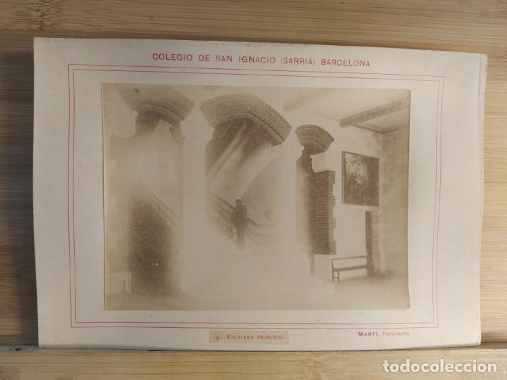 Antique Photography: BARCELONA-SARRIA-COLEGIO DE SAN IGNACIO-ESCALERA PRINCIPAL-FOTOGRAFIA ANTIGUA-VER FOTOS-(K-10.756)