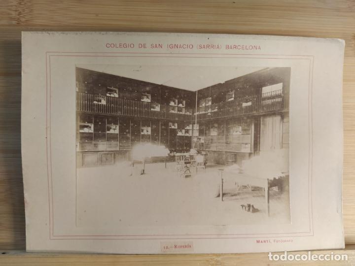 Antique Photography: BARCELONA-SARRIA-COLEGIO DE SAN IGNACIO-ROPERIA-FOTOGRAFIA ANTIGUA-VER FOTOS-(K-10.760)