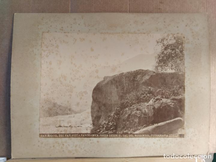 Antique Photography: SANT MIQUEL DEL FAI-VISTA DESDE EL SAL DEL ROSSINYOL-FOTOGRAFIA ANTIGUA-VER FOTOS-(V-24.532-13)