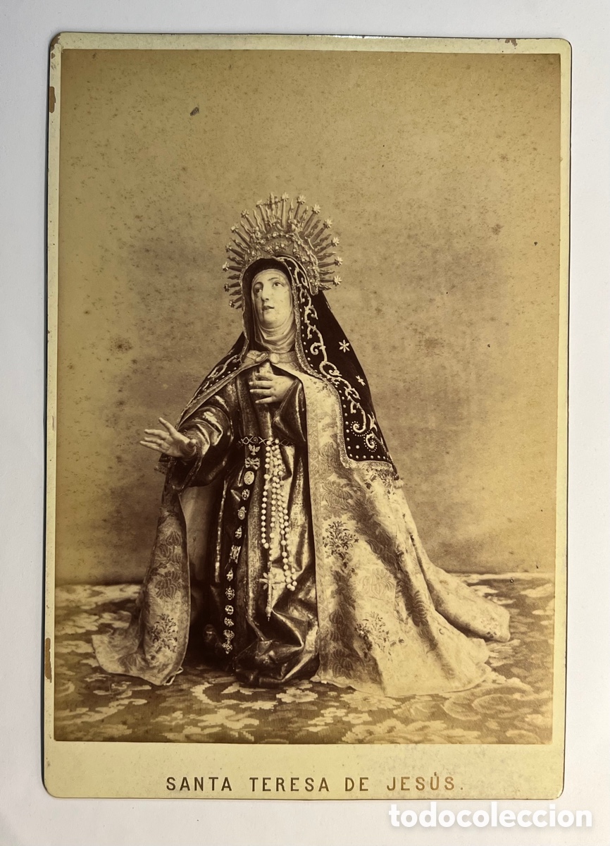 Fotograf&iacute;a antigua: FOTOGRAF&Iacute;A. SANTA TERESA DE JESUS, AVILA - A. SAENZ CORONA, ARBOL GENEALOGICO (h.1870?)