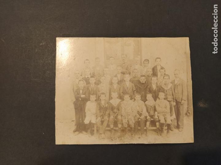 Antique Photography: GRUPO DE NI&Ntilde;OS DE UNA ESCUELA O ORFANATO-ALBUMINA-FOTOGRAFIA ANTIGUA-VER FOTOS-(K-10.906)