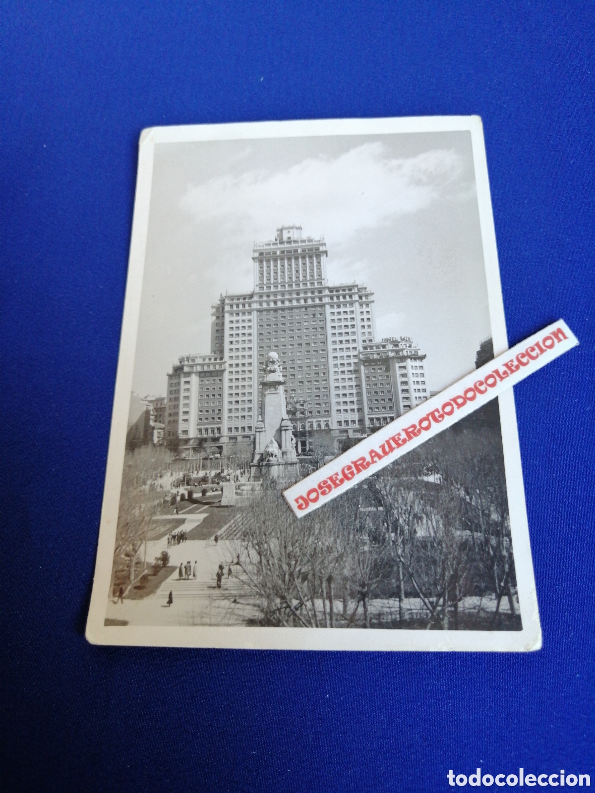 Fotografia antica: MADRID PLAZA DE ESPA&Ntilde;A FOTOGRAF&Iacute;A ANTIGUA