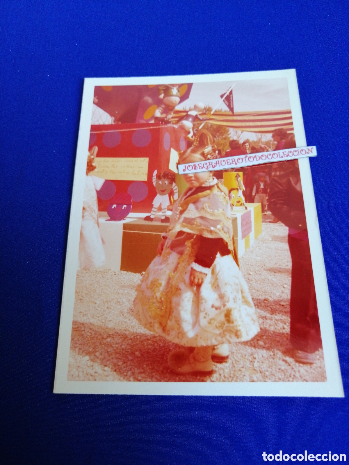 Fotografia antica: FALLA CON FALLERA FOTOGRAF&Iacute;A ANTIGUA