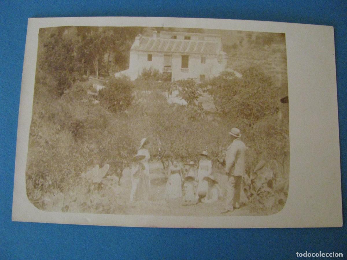 Fotografia antica: ANTIGUA FOTOGRAF&Iacute;A. DETR&Aacute;S ESCRITA: CORTIJO CHACON, CARTAMA. 14X9 CM.