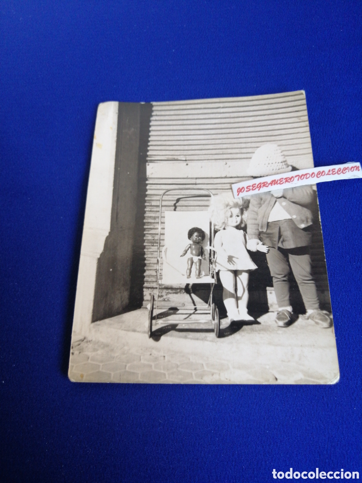 Fotografia antica: NI&Ntilde;A CON MU&Ntilde;ECAS FOTOGRAF&Iacute;A ANTIGUA