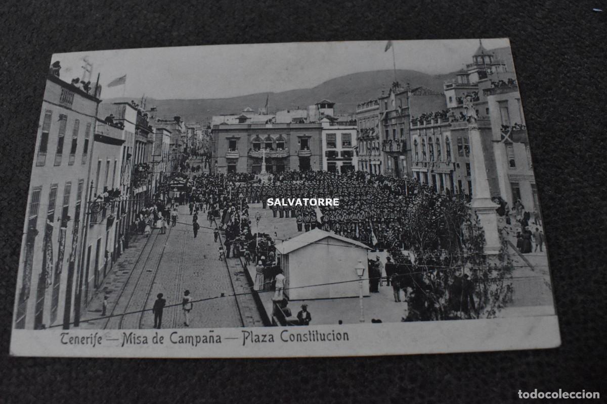 Fotografia antiga: SANTA CRUZ TENERIFE MISA DE CAMP&Agrave;&Ntilde;A PLAZA DE LA CONSTITUCI&Oacute;N. FOTO NOBREGA'S ENGLISH BAZAR