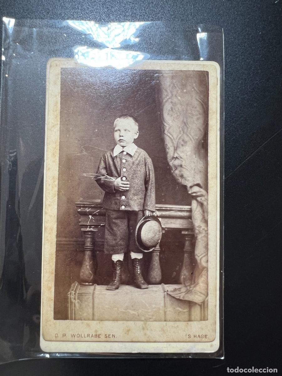 Fotografia antica: CARTES DE VISITE. DORDRECHT. J.G. HAMETER. NI&Ntilde;O