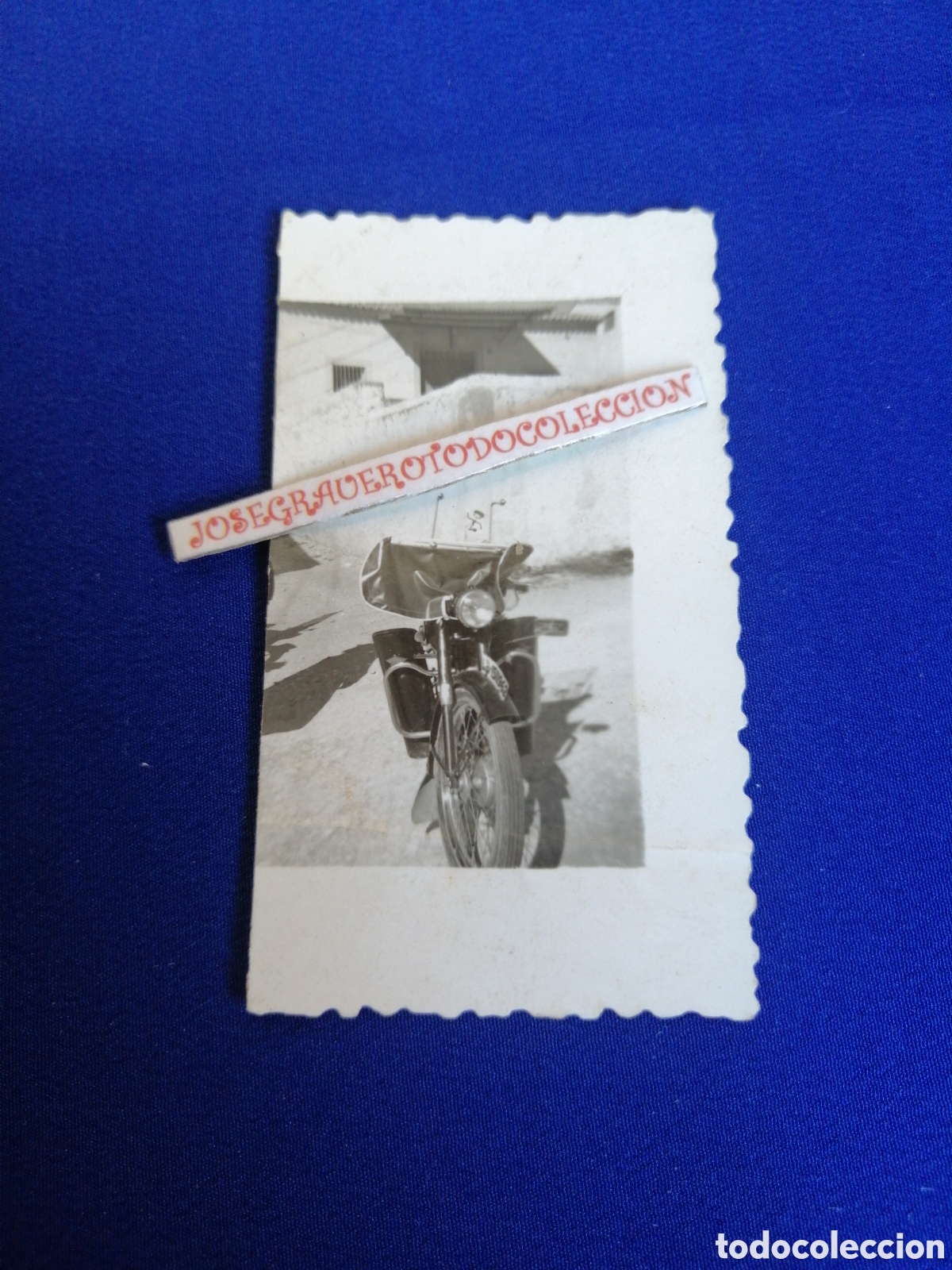 Fotografia antica: MOTO ANTIGUA