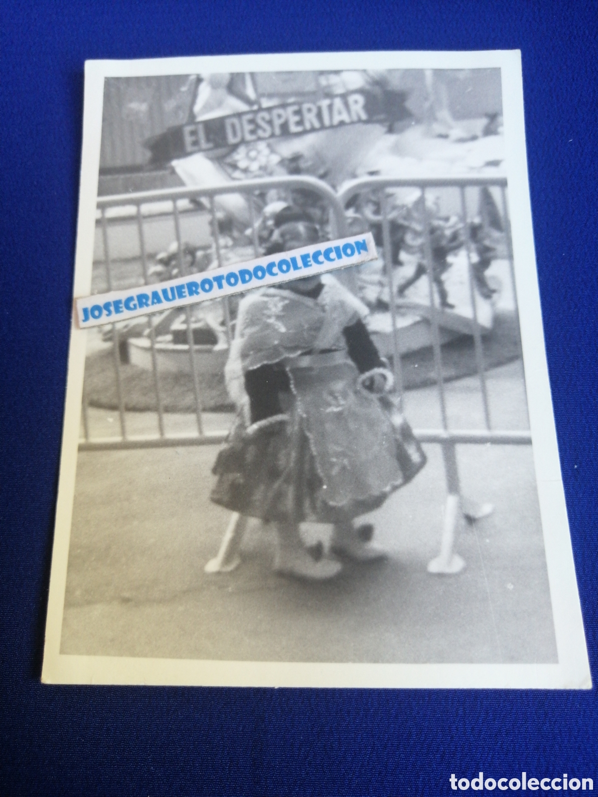 Fotografia antica: FALLERA FALLA INFANTIL EL DESPERTAR FOTOGRAF&Iacute;A ANTIGUA