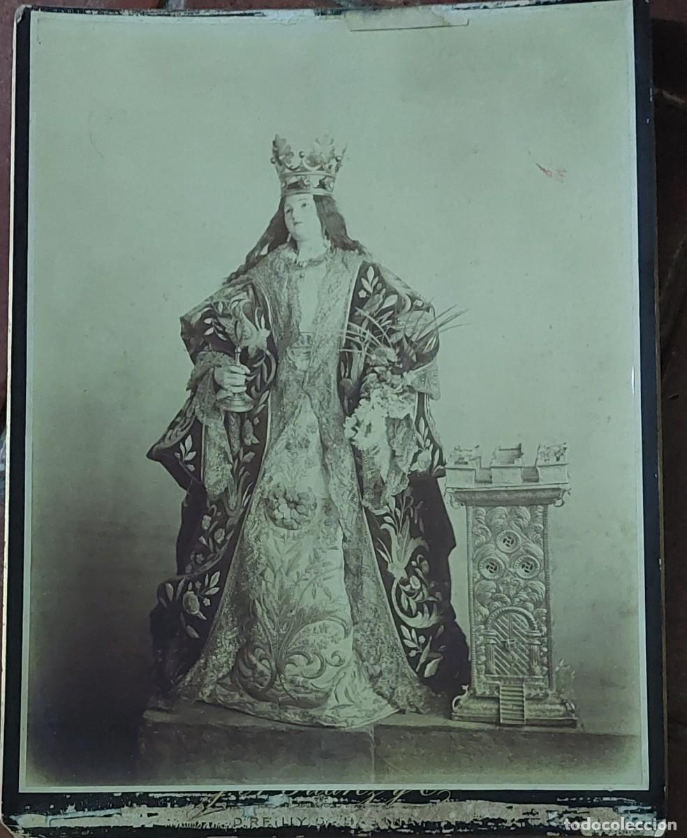 Fotografia antica: Fotografia de Santa por J.A.Suarez y Cia.fotografos de c&aacute;mara de Alfonso XII.