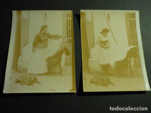 Fotografia antica: CONJUNTO 6 FOTOGRAFIAS EROTICAS HACIA 1900 ANTIGUA ALBUMINA 9 X 12 CMTS