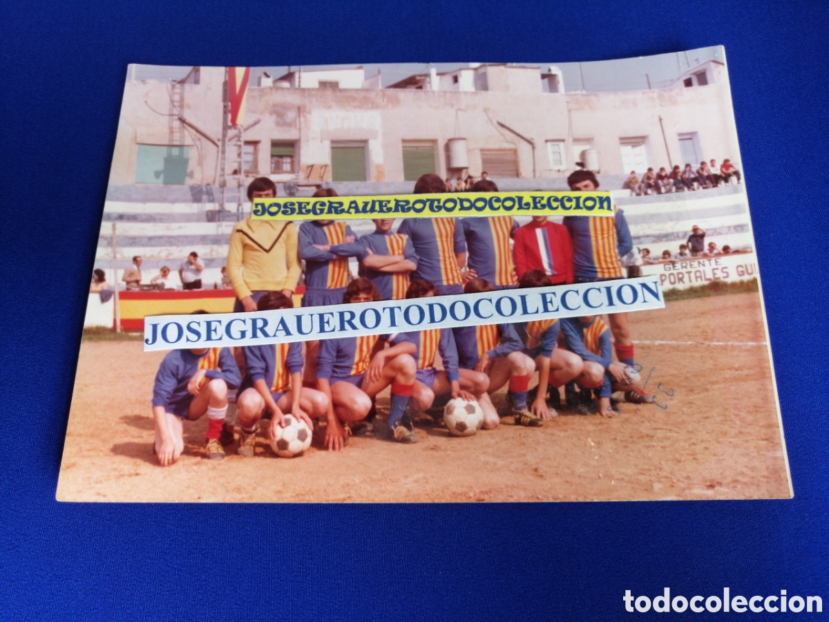 Fotografia antica: FUTBOLISTAS NI&Ntilde;OS - CAMPO CATARROJA(VALENCIA) CAMISETAS REAL SE&Ntilde;ERA VALENCIANA FOTOGRAF&Iacute;A ANTIGUA