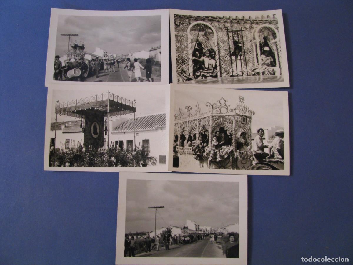 Fotograf&iacute;a antigua: 5 FOTOS DE UNA ROMER&Iacute;A. SIN IDENTIFICAR EL LUGAR. 11X7,5 CM.